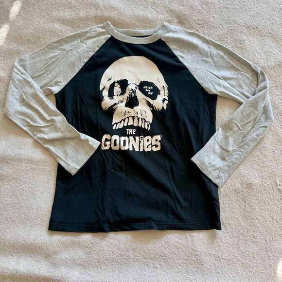 Gap Kids Long Sleeve Raglan Sleeve Goonies T-Shirt - Picture 1 of 6